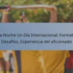 Día-Noche Un Día Internacional: Formato, Desafíos, Experiencia del aficionado