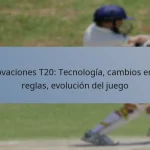 Innovaciones T20: Tecnología, cambios en las reglas, evolución del juego