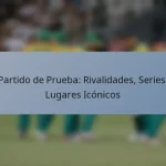 Partido de Prueba: Rivalidades, Series, Lugares Icónicos