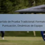 Partido de Prueba Tradicional: Formato, Puntuación, Dinámicas de Equipo