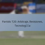 Partido T20: Arbitraje, Revisiones, Tecnología
