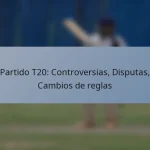 Partido T20: Controversias, Disputas, Cambios de reglas