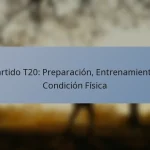 Partido T20: Preparación, Entrenamiento, Condición Física