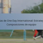 Reglas de One Day International: Estrategias, Composiciones de equipo