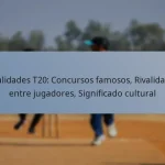 Rivalidades T20: Concursos famosos, Rivalidades entre jugadores, Significado cultural
